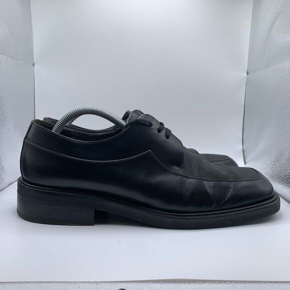 Mezlan Mens Black Leather Squared Andros Work Formal Shoes‎ Size 10.5 M - Picture 1 of 9